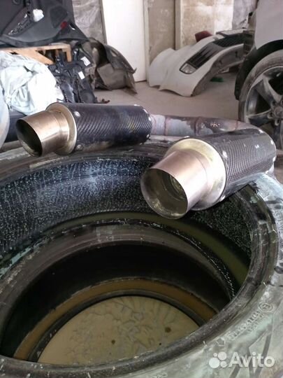 Выхлопная система, прямоток Honda VFR 800 vtec