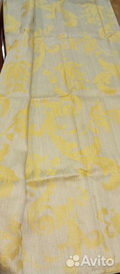 Скатерть СССР льняная, жакардовая