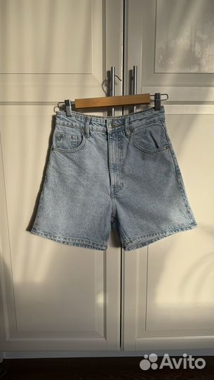 Джинсовые шорты zara 34