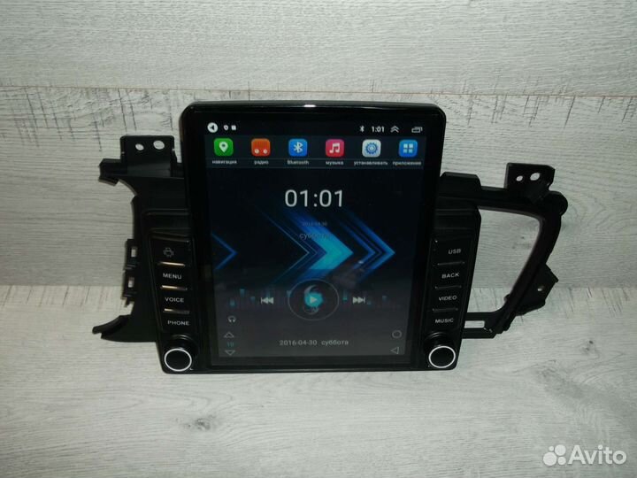 Магнитола Kia Optima K5 Android в стиле Тесла