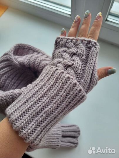 Набор хомут + митенки