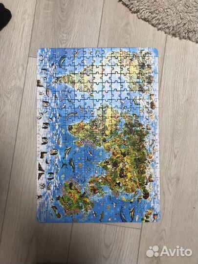 Набор карта мира доя детей