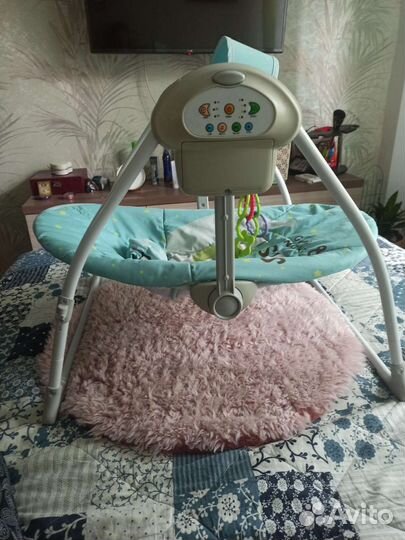 Детские электронные качели для новорожденных