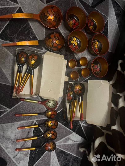 Посуда хохлома СССР