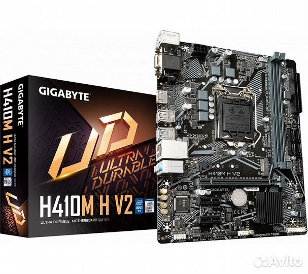 Материнская плата Gigabyte H410M H V2 D4
