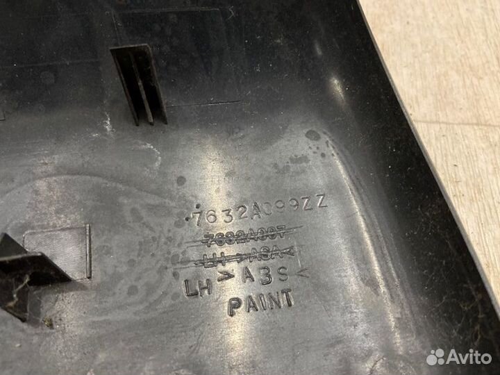 Накладка на зеркало передняя левая Mitsubishi