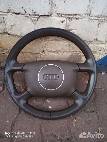 Ауди а6с5 Руль c Airbeg оригинал коричневый