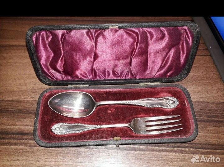 Набор Эгоист + солонки серебро 925пр Англия