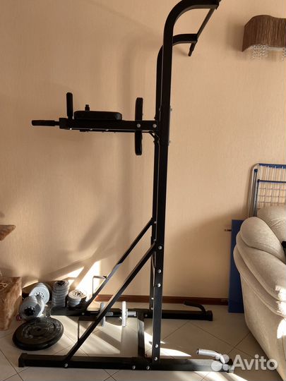 Турник брусья пресс 3 в 1 напольный