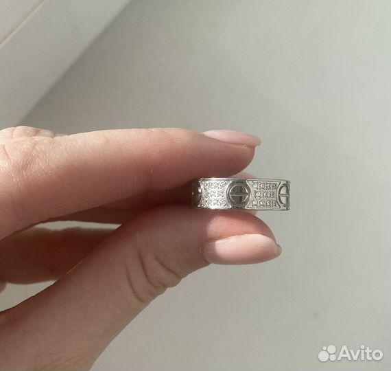 Cartier Love кольцо новое 16.5