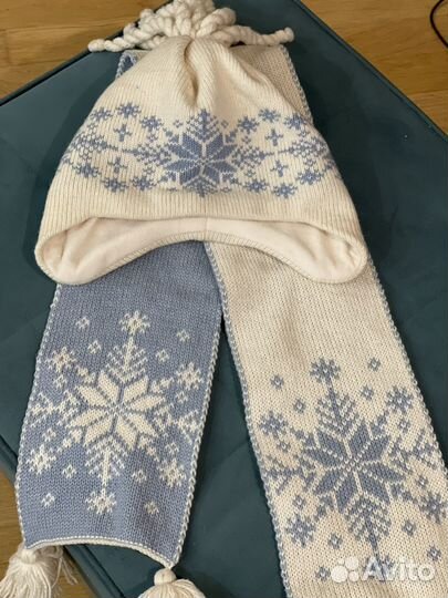 Комплект шапка, шарф