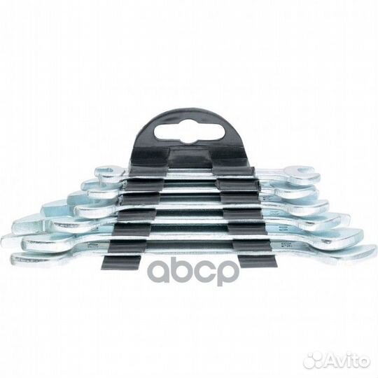 Набор ключей рожковых, 6 х 17 мм, 6 шт., хромир