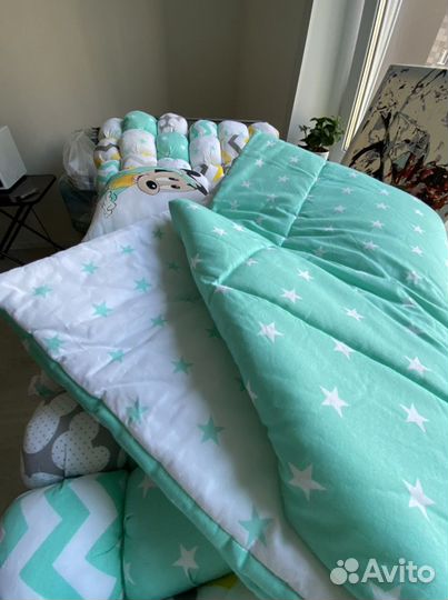 Бортики в детскую кроватку