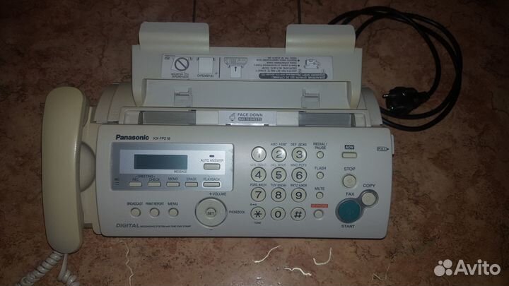 Факс Panasonic KX-FP218