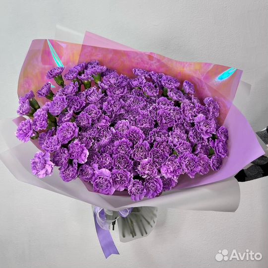 Букет 534 Диантусы лунные 35 шт