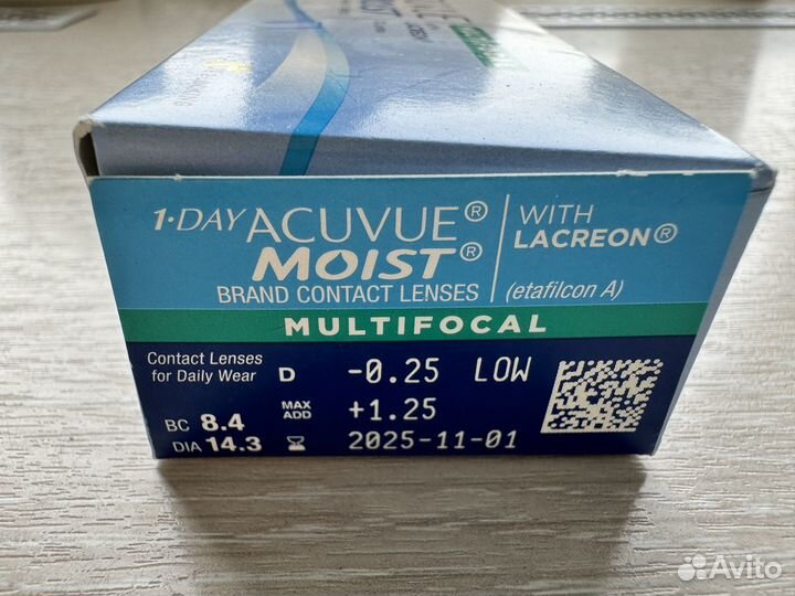 Линзы контактные мультифокальные Acuvue