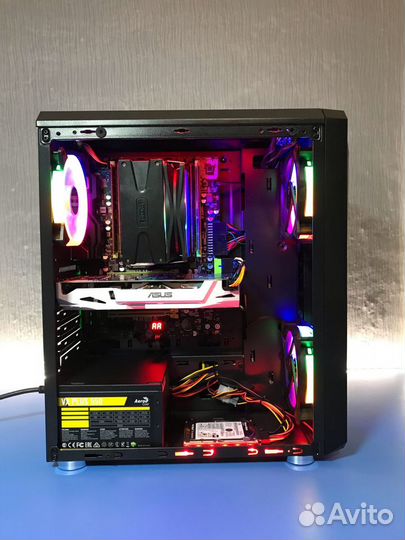 Игровой PC IntelXeon E5-2689/SSD/8Gb/RX570 8Gb