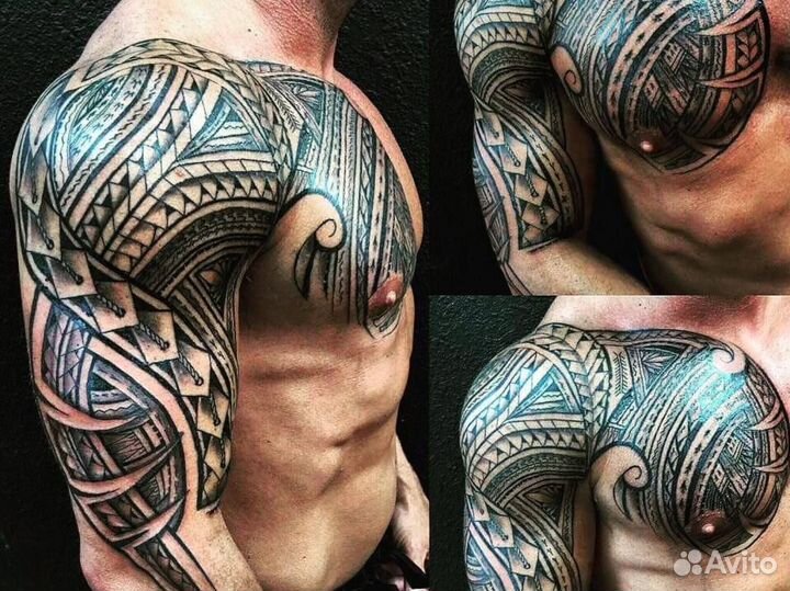 Татуировка мужская Тату