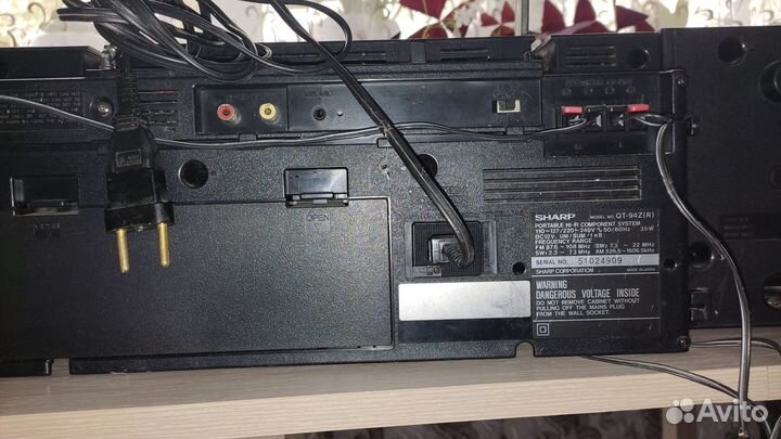 Кассетный магнитофон sharp