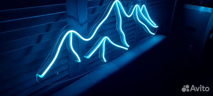 Неоновый светильник неоновая надпись