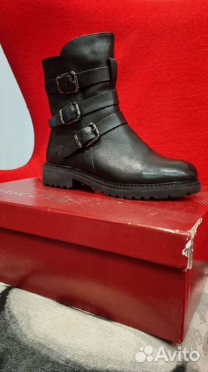 Ботинки женские 38 размера кожаные зима