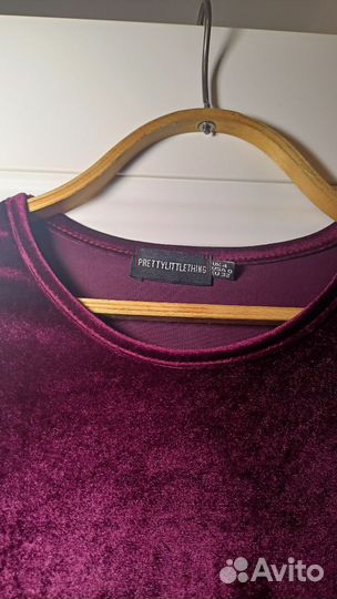 Платье бархатное бордовое