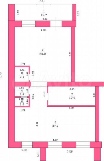 Свободного назначения, 89 м²