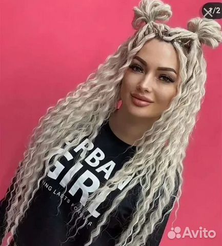 Вплетение афрокосичек,афролоконов