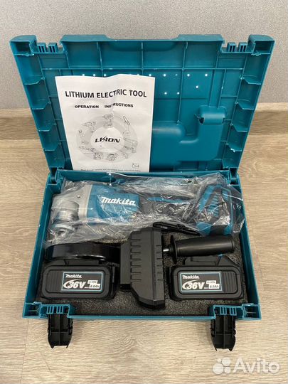 Аккумуляторная болгарка ушм makita 125 новая