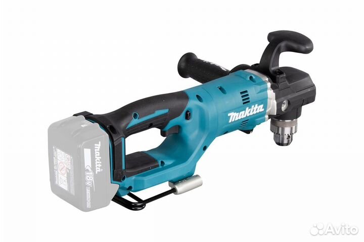 Аккумуляторная угловая дрель Makita DDA450ZK