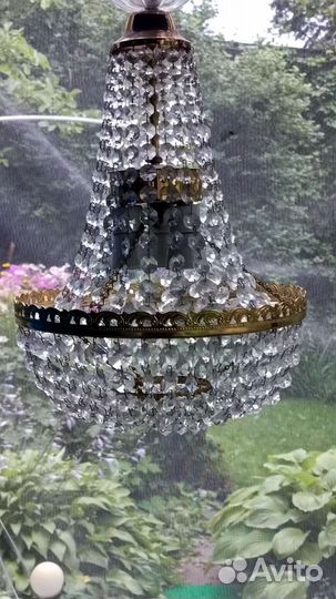 Люстра из хрусталя Чехия