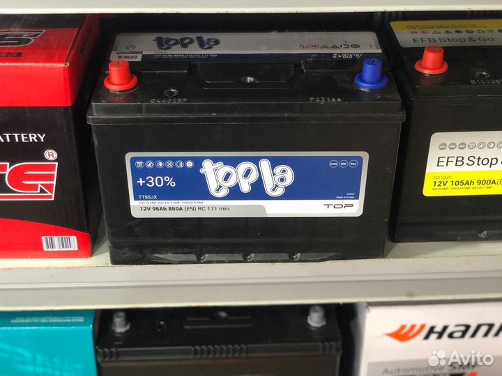 Аккумулятор Topla Asia 95 ач прямая полярность
