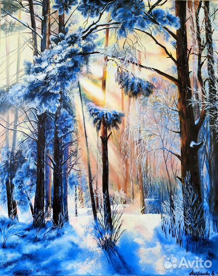 Картина маслом на холсте 