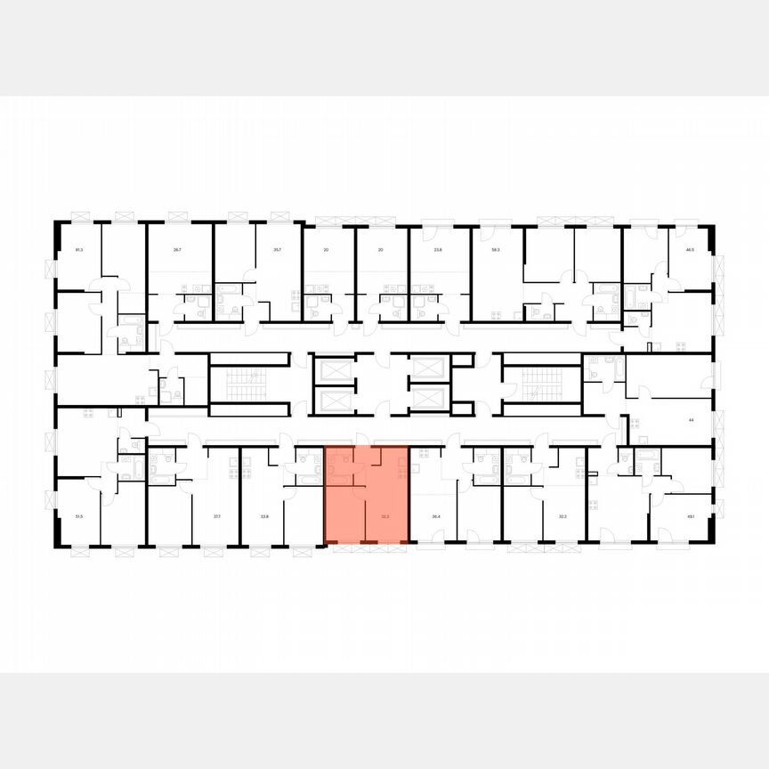 1-к. квартира, 32,2 м², 7/24 эт.