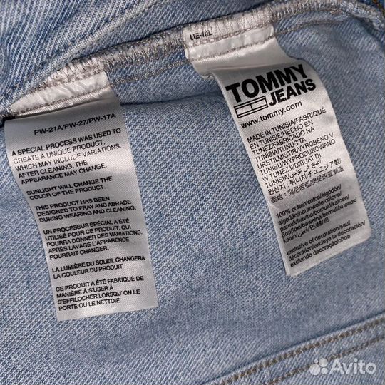 Джинсовая куртка tommy jeans