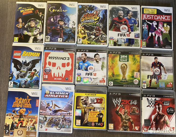 Игры для PlayStation 3 и Nintendo Wii