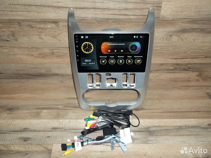 Магнитола 2DIN Renault Logan GPS Android