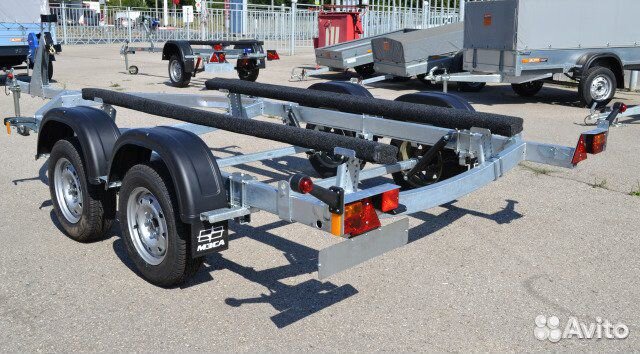 Прицеп лодочный двухосный габарит 5,9м мзса81773G