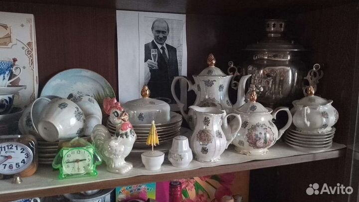 Чайный сервиз Мадонна kahla гдр 30 предметов