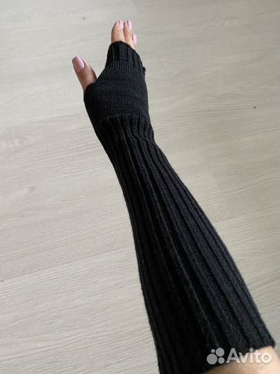 Митенки вязаные