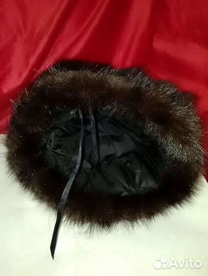 Шапка норковая женская новая