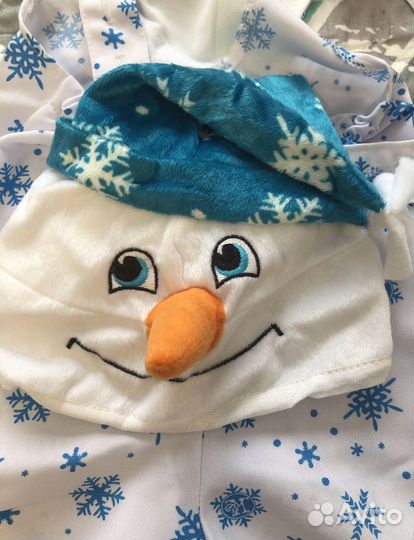 Костюм снеговика 3-6 лет 92-122