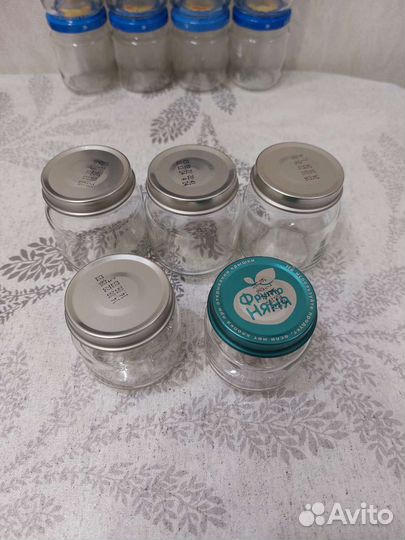 Банка стеклянная баночки из под детского питания