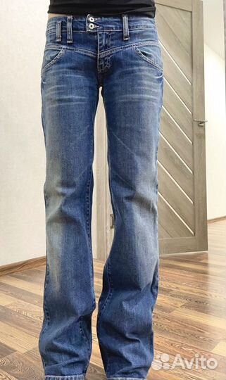 Джинсы разные клеш y2k