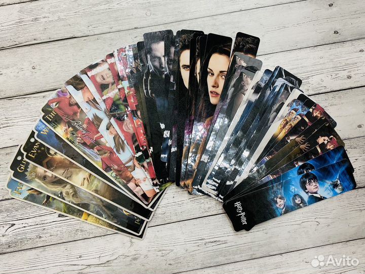 Закладки для книг в ассортименте.Сумерки,Поттер