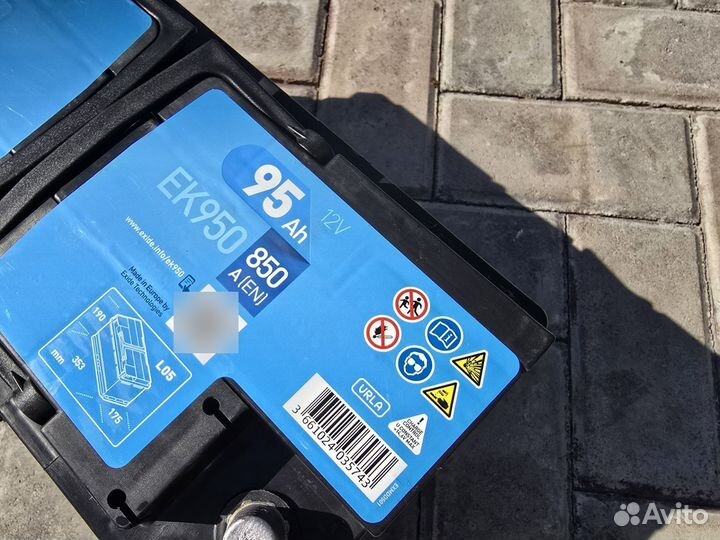 Аккумулятор exide AGM ek 950