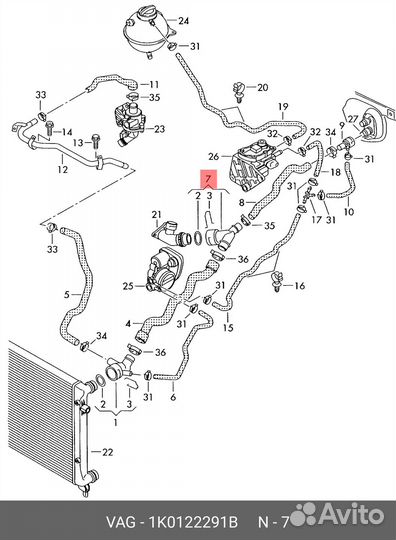 Фланец системы охлаждения с быстросъёмом 1.2-2.0 a
