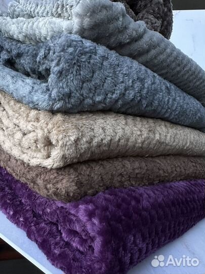 Плед покрывало ананас кубики мягкие на подарок