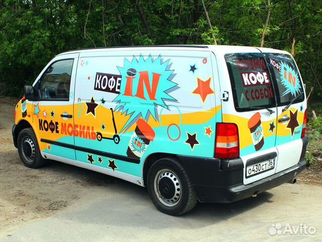 Оклейка транспорта рекламой Брендирование авто