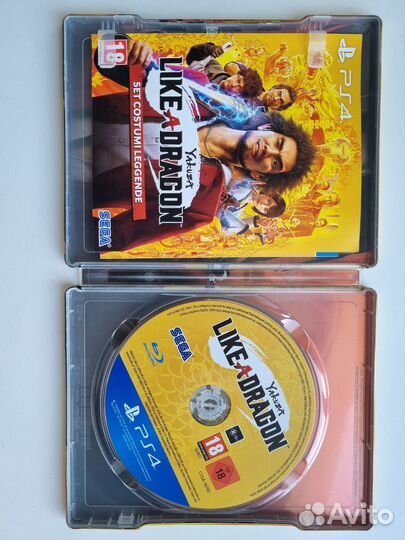 Yakuza like A dragon DAY ichi steelbook PS4